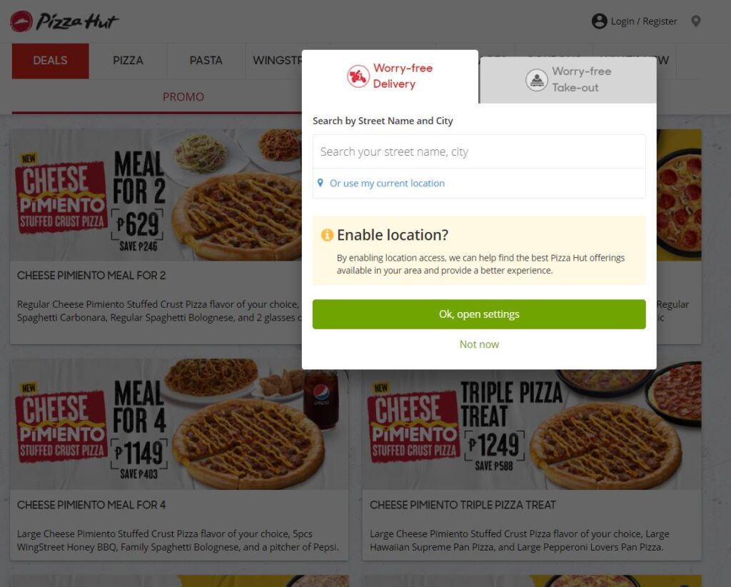 PIZZA HUT ROLLS OUT NEW WEBSITE IMPROVEMENTS FOR SMOOTHER ORDERS